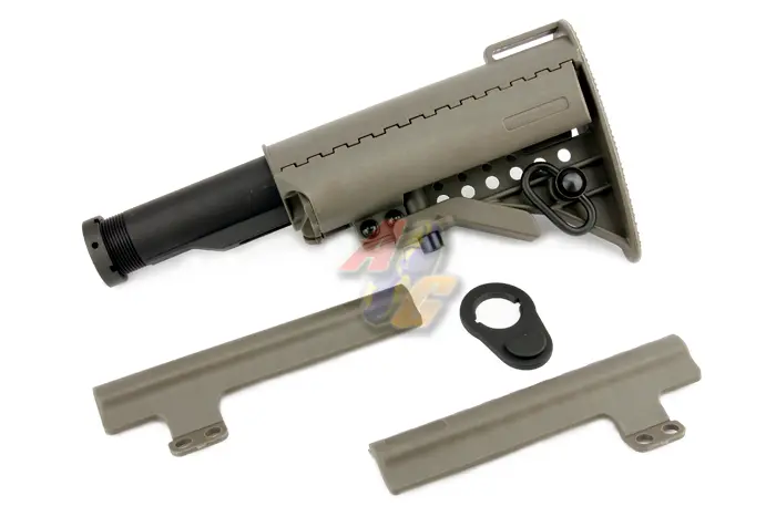 King Arms Carbine MOD Stock - OD (Pipe With Marking)