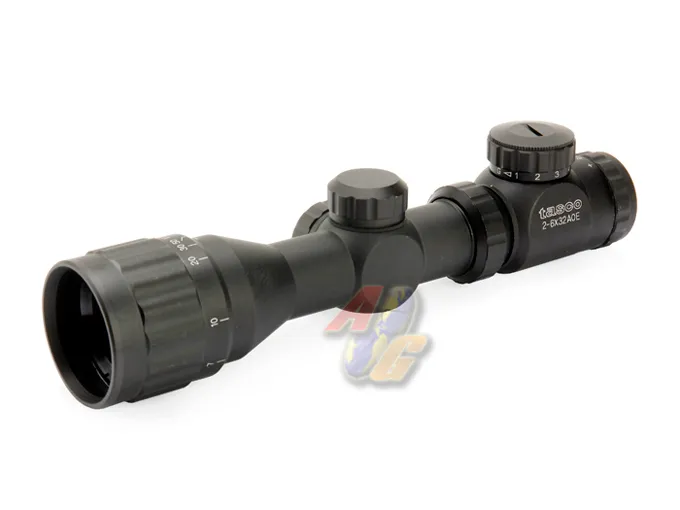 [AGK-2-6X32AOE-R-G-SC] AGK 2-6 X 32 AOE Illuminated Scope (by Tasco)