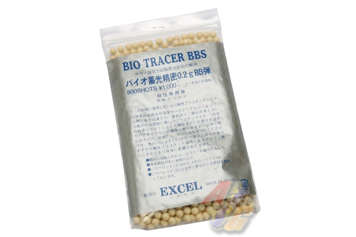 Excel 0.2g Bio Tracer Glow BB's - Green