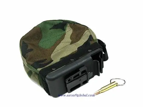 G&P M249 200 Rounds Cartridge Pouch (Woodland)