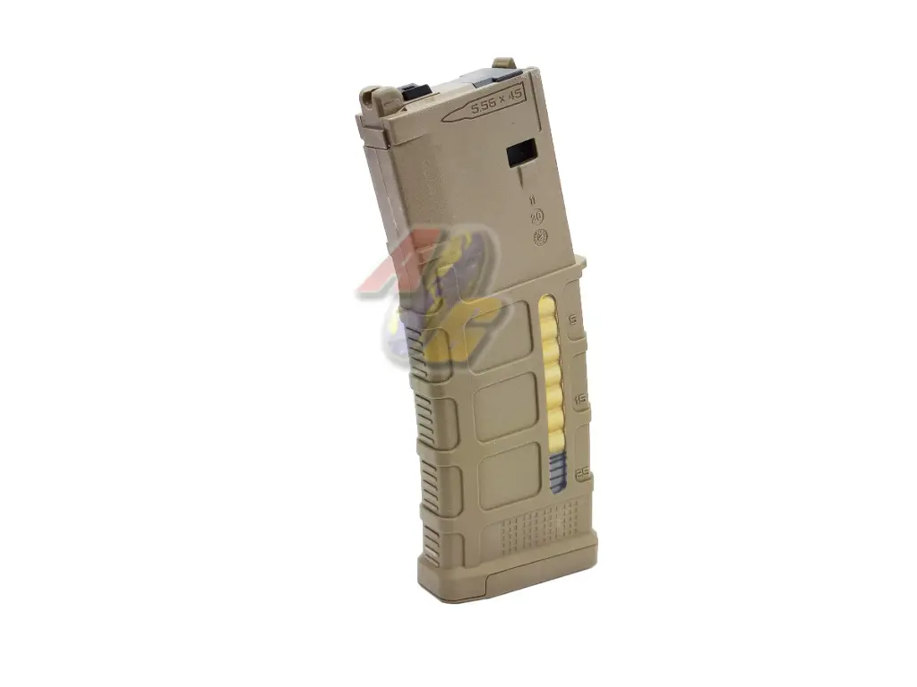 Double Eagle 35 Rounds PMAG Gas Magazine - V2 (TAN)