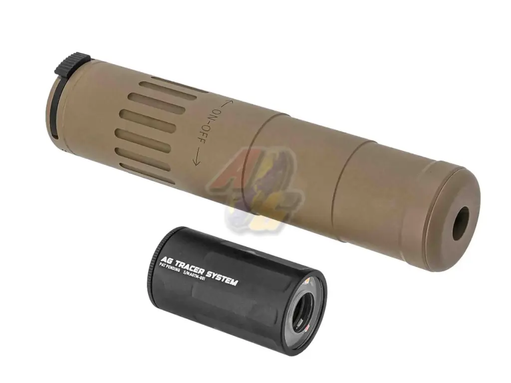 Angry Gun M4-2000 DEVGRU Contract Style Suppressor Tracer Version - FDE
