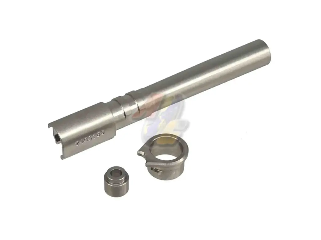 5KU Stainless Outer Barrel with Bushing For KJ Shadow 2 Orange GBB (Silver)