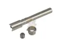 5KU Stainless Outer Barrel with Bushing For KJ Shadow 2 Orange GBB (Silver)