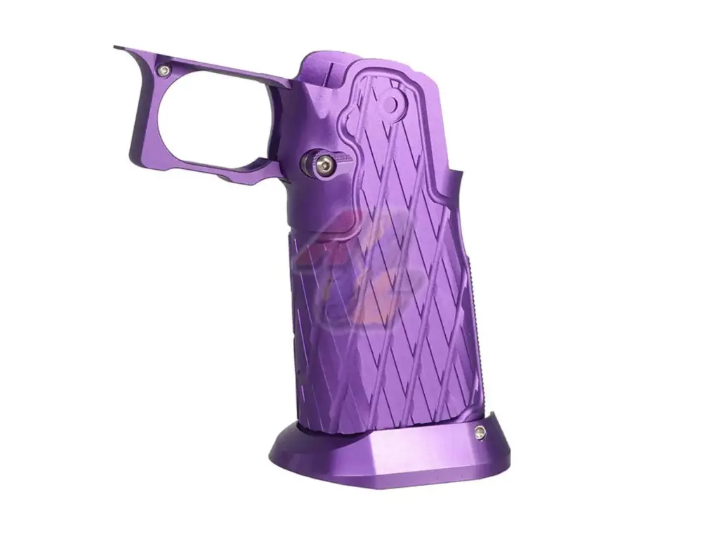 [5KU-GB-616-PU] 5KU CNC Aluminum Grip Type.11 for Tokyo Marui Hi-Capa Series GBB (Purple)