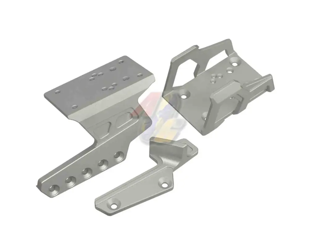 5KU Exoskeleton Optic Mount With Thumb Rest For Tokyo Marui Hi-Capa Series GBB (Silver)