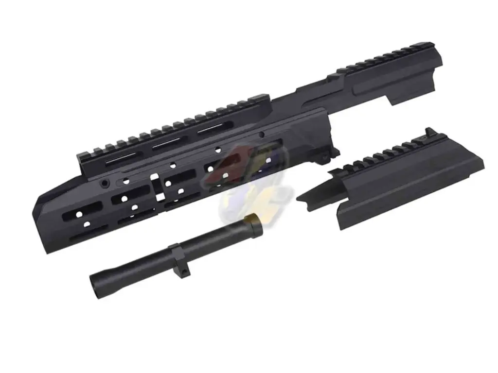 5KU Chassis Mk3 Monolithic M-Lok Handguard For Tokyo Marui AKM GBB (Black)