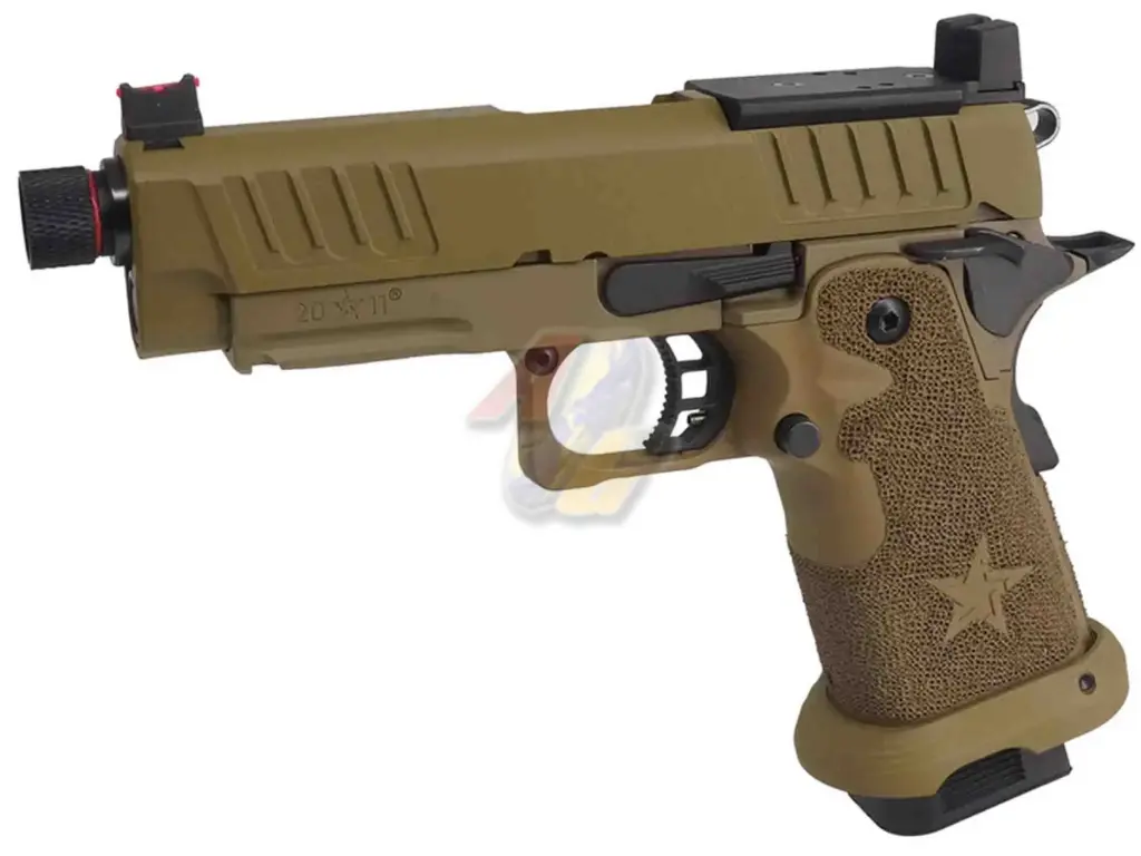 [ARMY-GP-R612-5A] Army Armament Staccato C2 2011 Stippling Grip GBB - DE (Steel Parts)