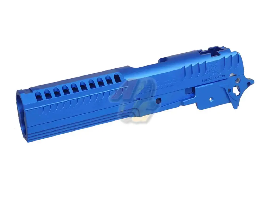 5KU CNC Aluminum 5 Inch LimCat Custom Kit For Tokyo Marui Hi-Capa Series GBB (Blue) 