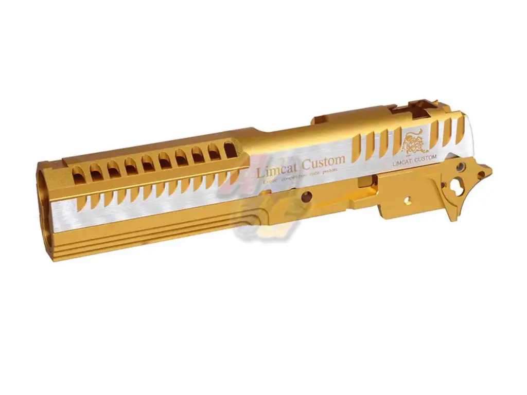 5KU CNC Aluminum 5 Inch LimCat Custom Kit 2 For Tokyo Marui Hi-Capa Series GBB (Gold) 
