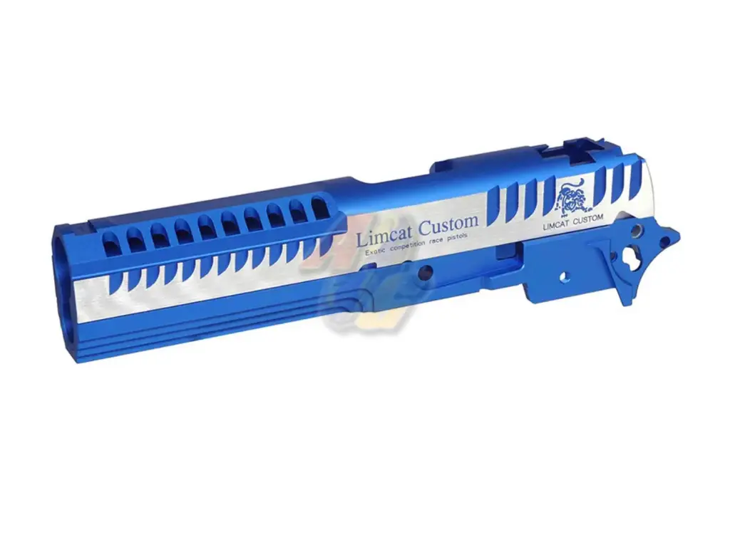 5KU CNC Aluminum 5 Inch LimCat Custom Kit 2 For Tokyo Marui Hi-Capa Series GBB (Blue) 