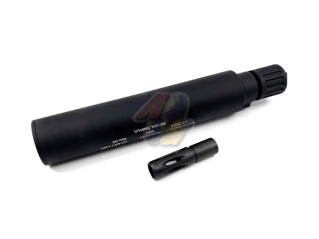 Airsoft Artisan MP7 QD Silencer with Flash Hider (11mm+)