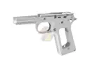 Gunsmith Bros CNC Aluminum Curved Guard Tactical Railed Frame for Tokyo Marui 1911 Series GBB (Silver)