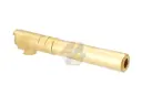 Gunsmith Bros Stainless Steel .45 ACP 5.1" Outer Barrel for Tokyo Marui Hi-Capa GBB Series - Gold