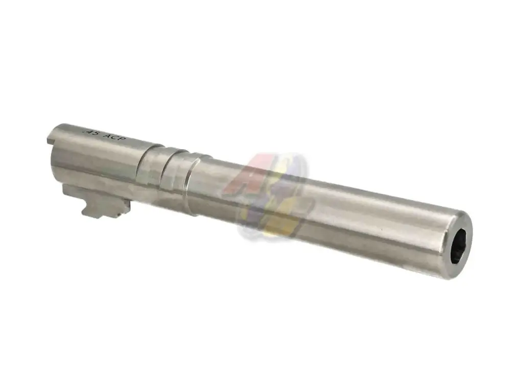 Gunsmith Bros Stainless Steel .45 ACP 5.1" Outer Barrel for Tokyo Marui Hi-Capa GBB Series - Silver