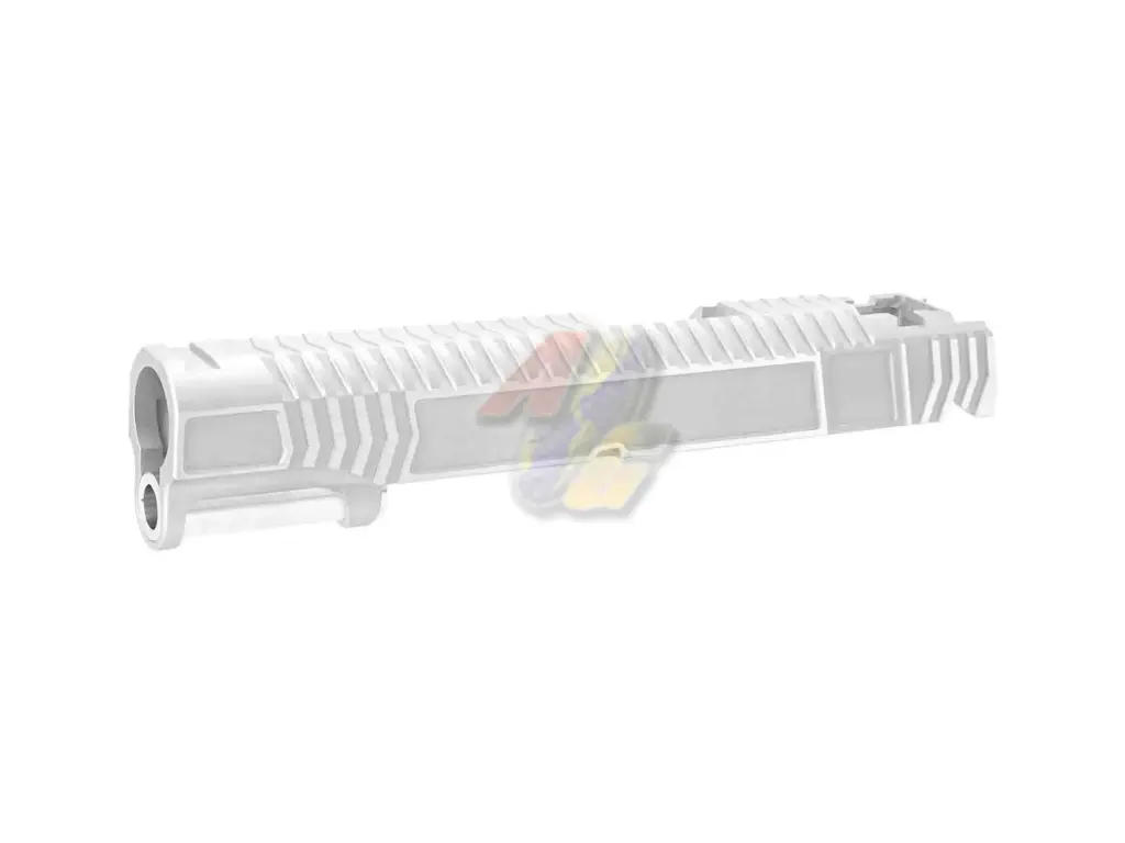 Gunsmith Bros CNC Aluminum 25 Style Slide for Tokyo Marui Hi-Capa GBB Series - Silver