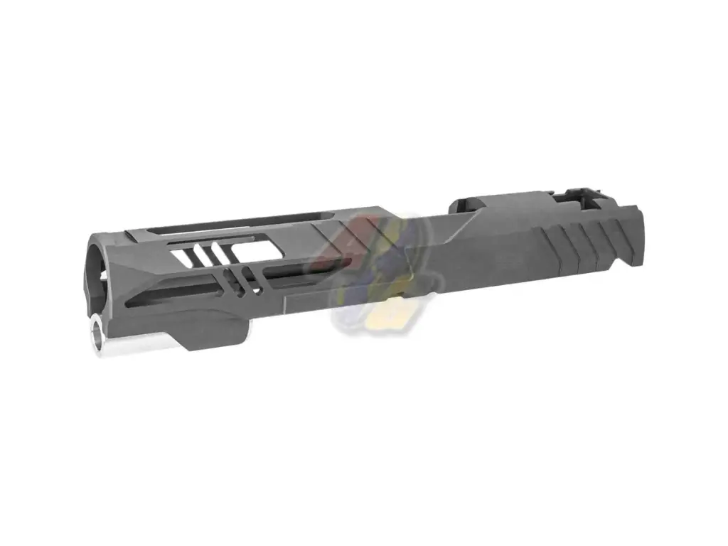 Gunsmith Bros CNC Aluminum Light Style Slide for Tokyo Marui Hi-Capa GBB Series - Grey