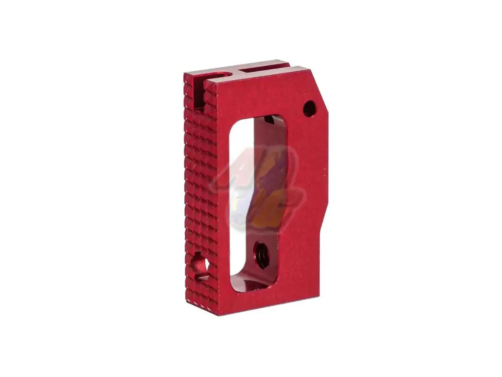 Revanchist Airsoft Aluminum Adjustable Flat Trigger For Tokyo Marui Hi-Capa Series GBB (Type K/ Red)