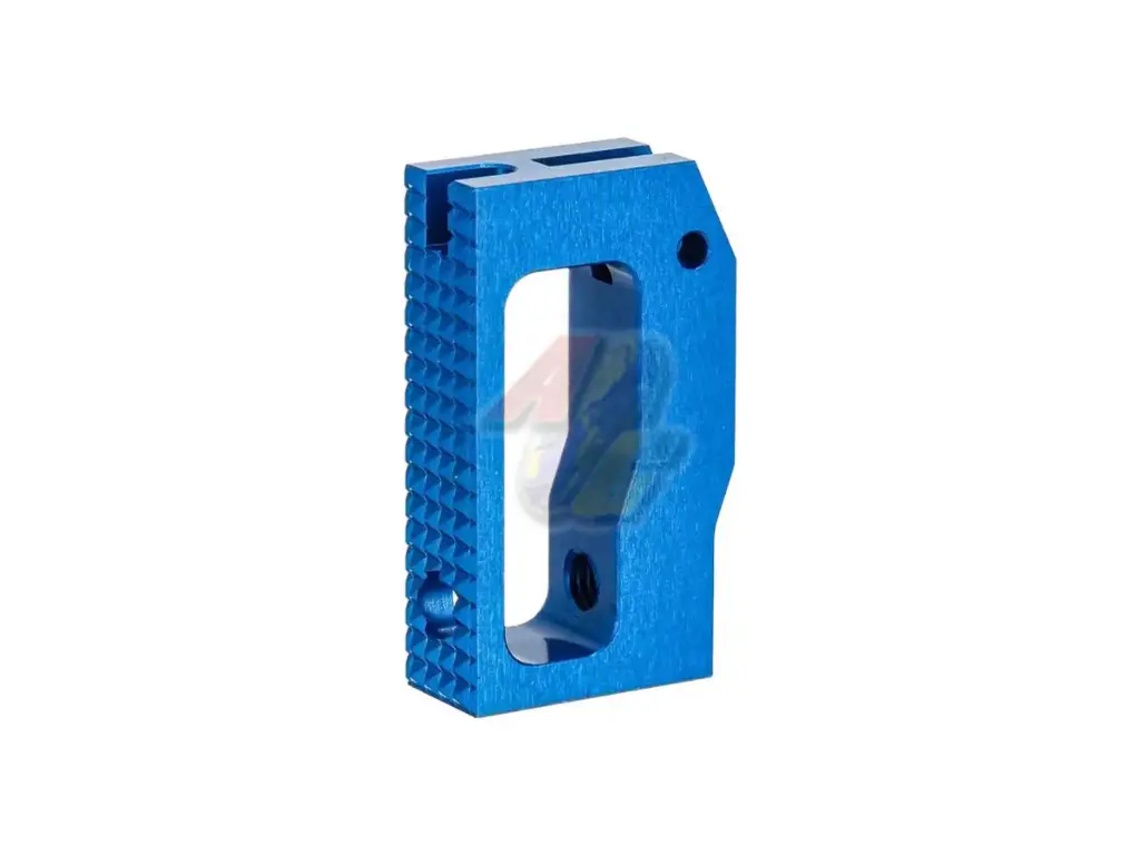 Revanchist Airsoft Aluminum Adjustable Flat Trigger For Tokyo Marui Hi-Capa Series GBB (Type K/ Blue)
