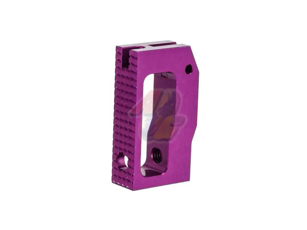 Revanchist Airsoft Aluminum Adjustable Flat Trigger For Tokyo Marui Hi-Capa Series GBB (Type K/ Purple)