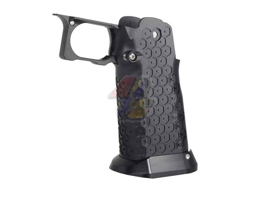 5KU CNC Aluminum Grip Type.12 for Tokyo Marui Hi-Capa Series GBB (Black)