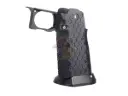 5KU CNC Aluminum Grip Type.12 for Tokyo Marui Hi-Capa Series GBB (Black)