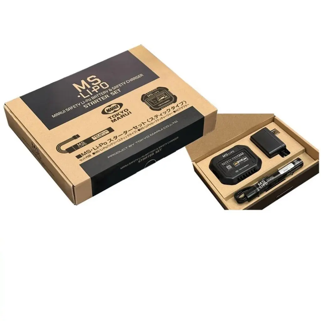 Tokyo Marui MS Li-Po Battery and Charger Set (Stick Type)