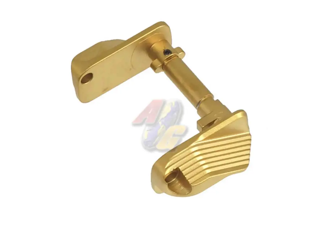 5KU Stainless Thumb Safety Type.D for KJ Shadow 2/ TS2 GBB (Gold)