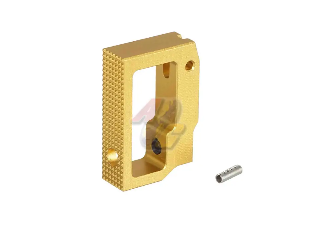 5KU Aluminum Medium Flat Adjustable Trigger for Tokyo Marui Hi-Capa/ M1911 GBB (Gold)
