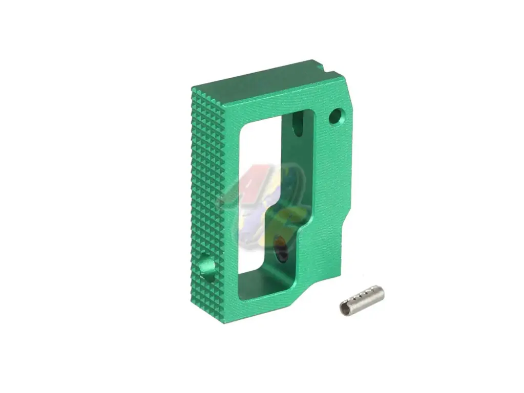 5KU Aluminum Medium Flat Adjustable Trigger for Tokyo Marui Hi-Capa/ M1911 GBB (Green)
