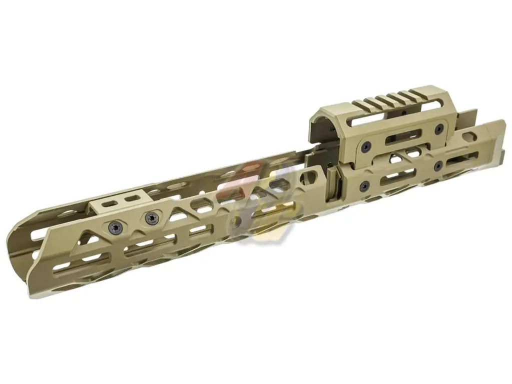 [5KU-429C-T] 5KU 1U004B KPYK Long Handguard with Short Upper for CYMA AKM/ AK74 AEG (Tan)