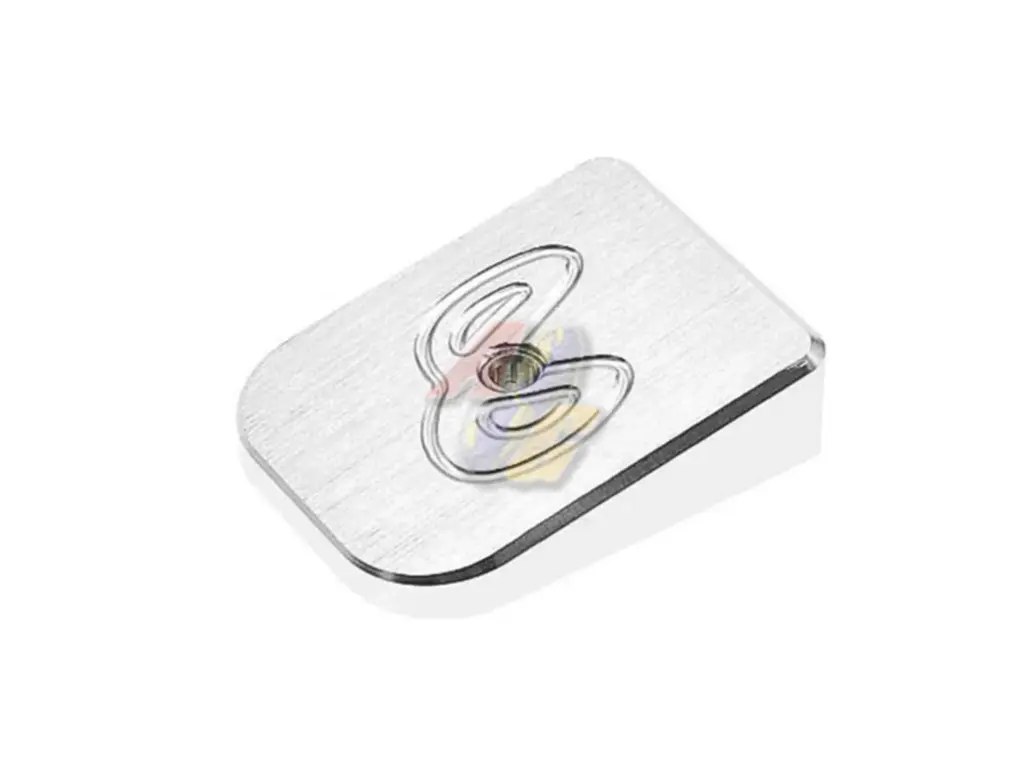 AIP CNC Aluminum SVI INF Style Magazine Base for Tokyo Marui Hi-Capa GBB (Silver)