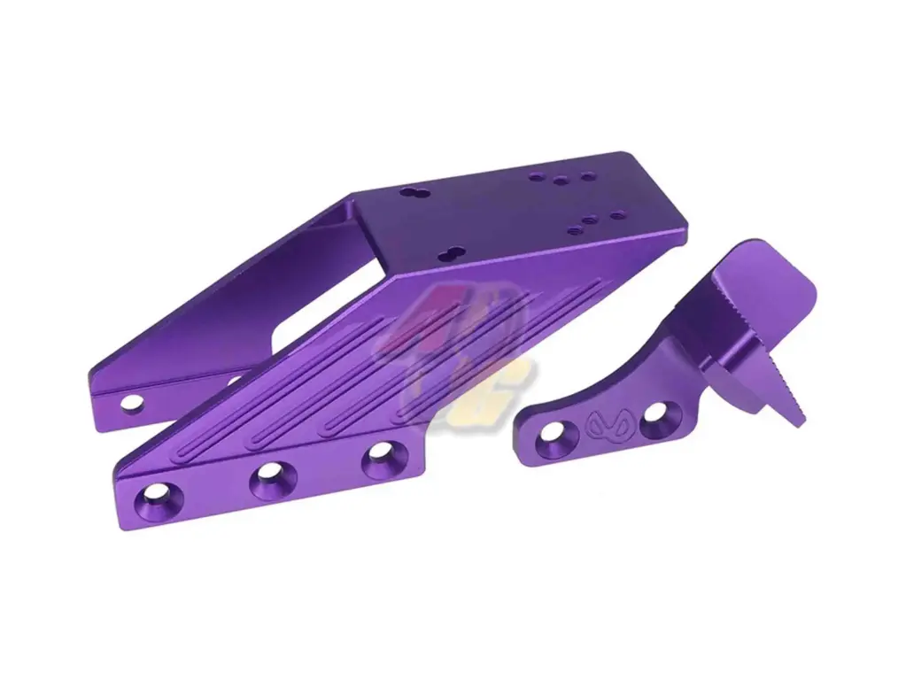5KU Infinity Optic Mount With Thumb Rest for 5KU CNC Aluminum Infinity IMM Style Kit (Purple)