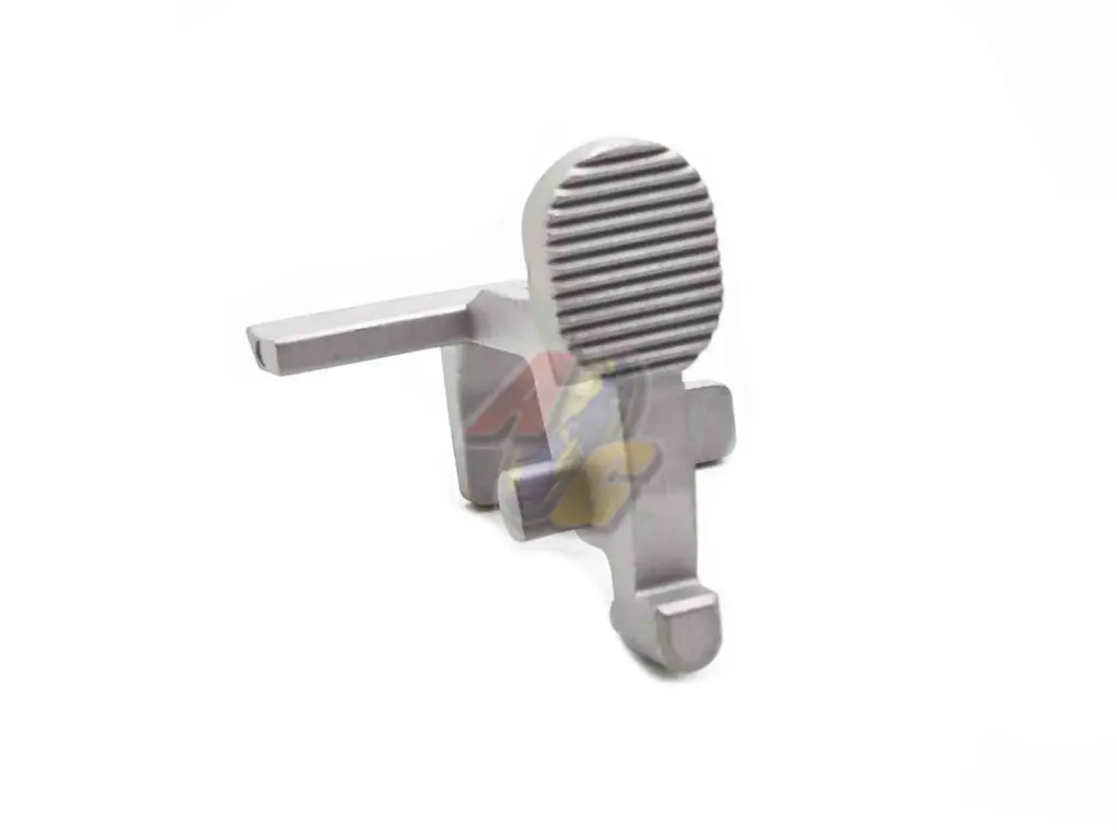 Angry Gun Steel CNC Bolt Stop for Tokyo Marui M4 GBB Series - Silver