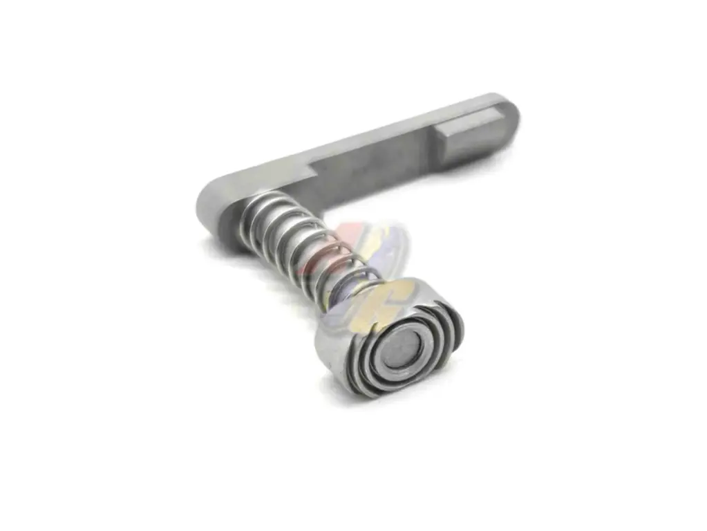 Angry Gun CNC Steel Magazine Release for Tokyo Marui M4 MWS GBB Series - Standard Ver. (Silver)