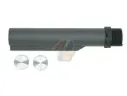 Angry Gun Mil-Spec CNC 6 Position Buffer Tube GBB Version with Royal Marines Commando Dagger Logo (Cerakote Grey Edition)