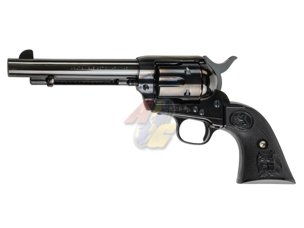 Tanaka Colt SAA 2nd 5.5 inch Pegasas II Steel Finish Gas Revolver