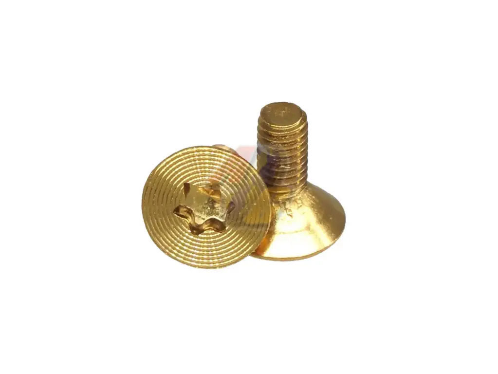 5KU Stainless Grip Screw M3*8 for KJ Shadow 2/ TS2 GBB (Gold)