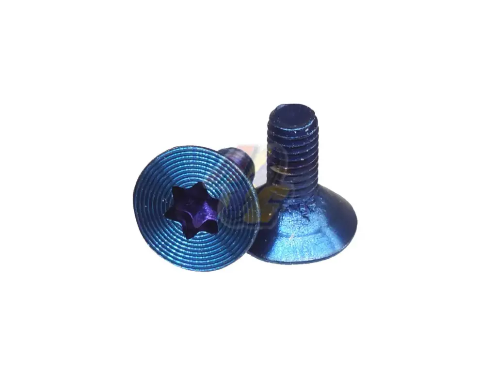 5KU Stainless Grip Screw M3*8 for KJ Shadow 2/ TS2 GBB (Blue)