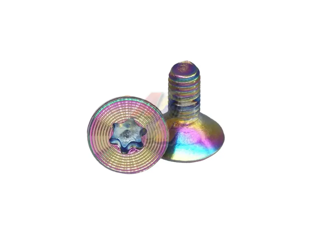 5KU Stainless Grip Screw M3*8 for KJ Shadow 2/ TS2 GBB (Rainbow)