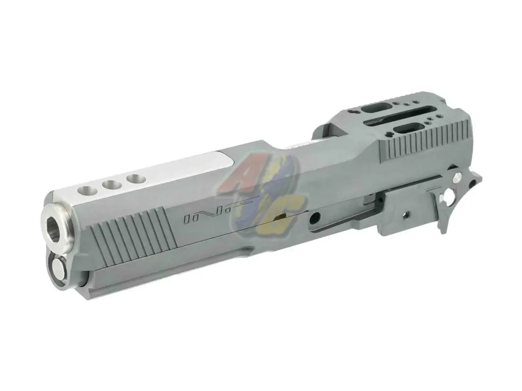 Gunsmith Bros INF Traditional Style Optic Division Slide Kit for Tokyo Marui Hi-Capa GBB Series - Grey