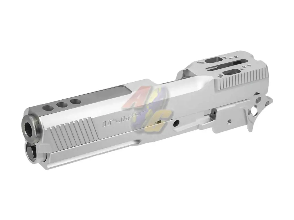 Gunsmith Bros INF Traditional Style Optic Division Slide Kit for Tokyo Marui Hi-Capa GBB Series - Silver