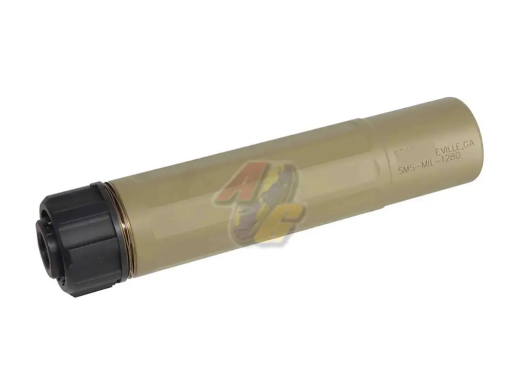 5KU DA Sandman-S SMS762 Airsoft Suppressor (14mm-/ Tan)
