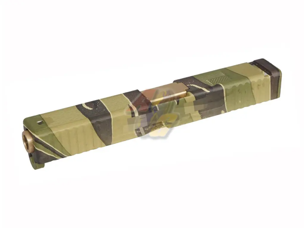 Double Bell Metal Slide for Double Bell 721 (G17) GBB Series (Water Transfer Camo) (DB-749P-1)