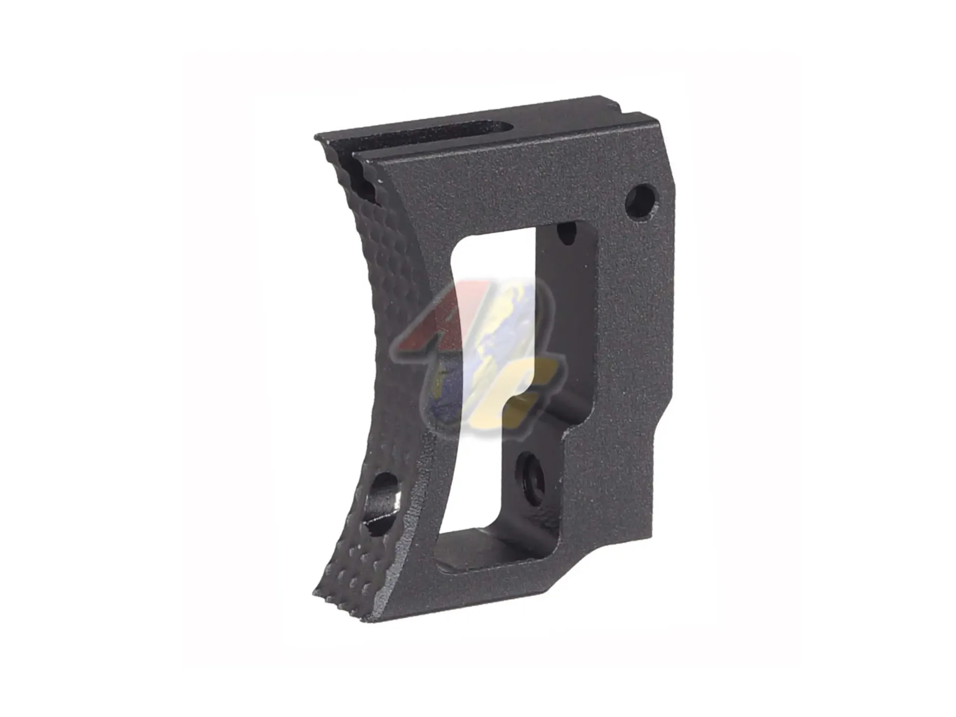 5KU Aluminum Long Curved Adjustable Trigger for Tokyo Marui Hi-Capa/ 1911 GBB (Black)