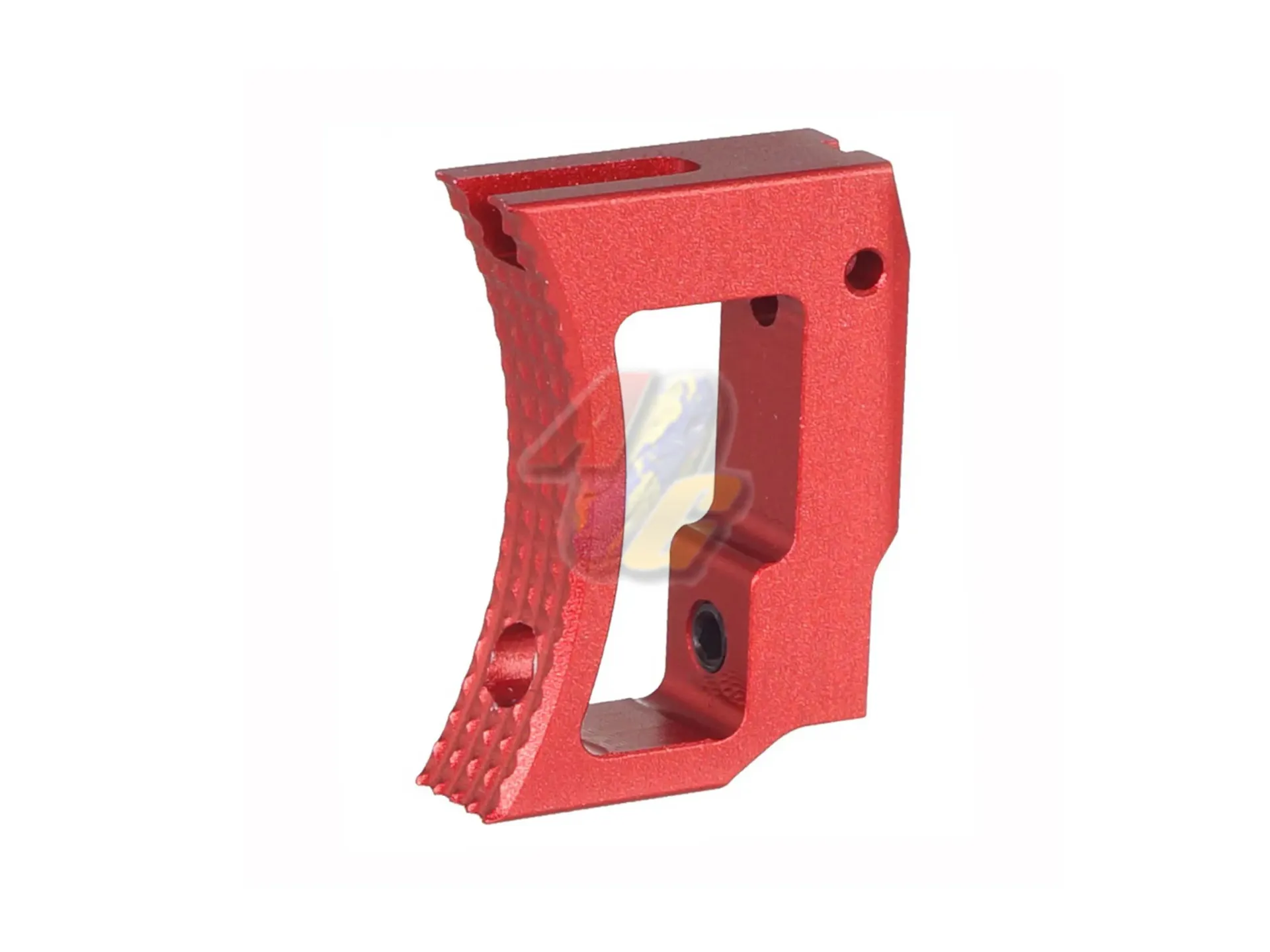 5KU Aluminum Long Curved Adjustable Trigger for Tokyo Marui Hi-Capa/ 1911 GBB (Red)