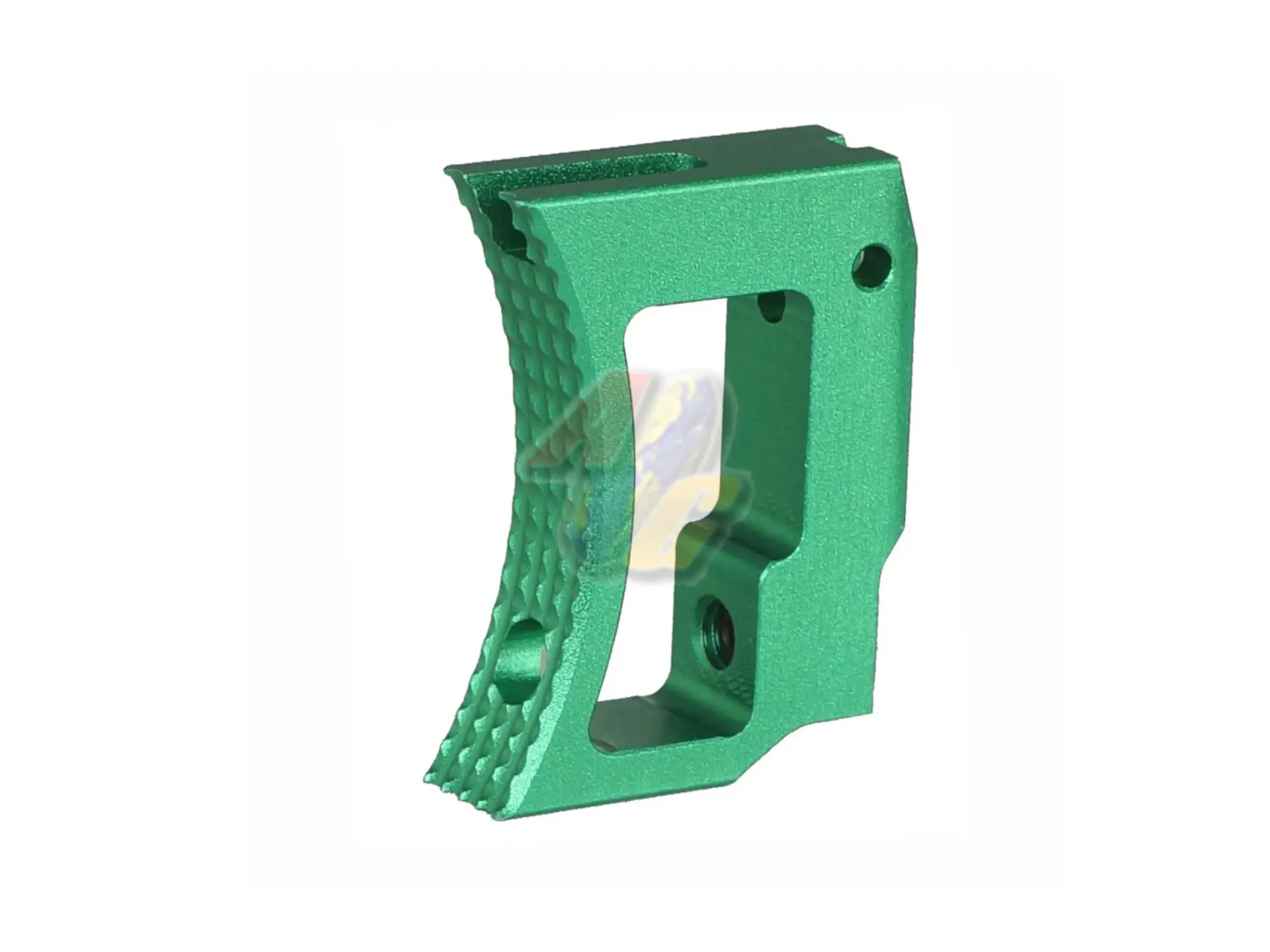5KU Aluminum Long Curved Adjustable Trigger for Tokyo Marui Hi-Capa/ 1911 GBB (Green)