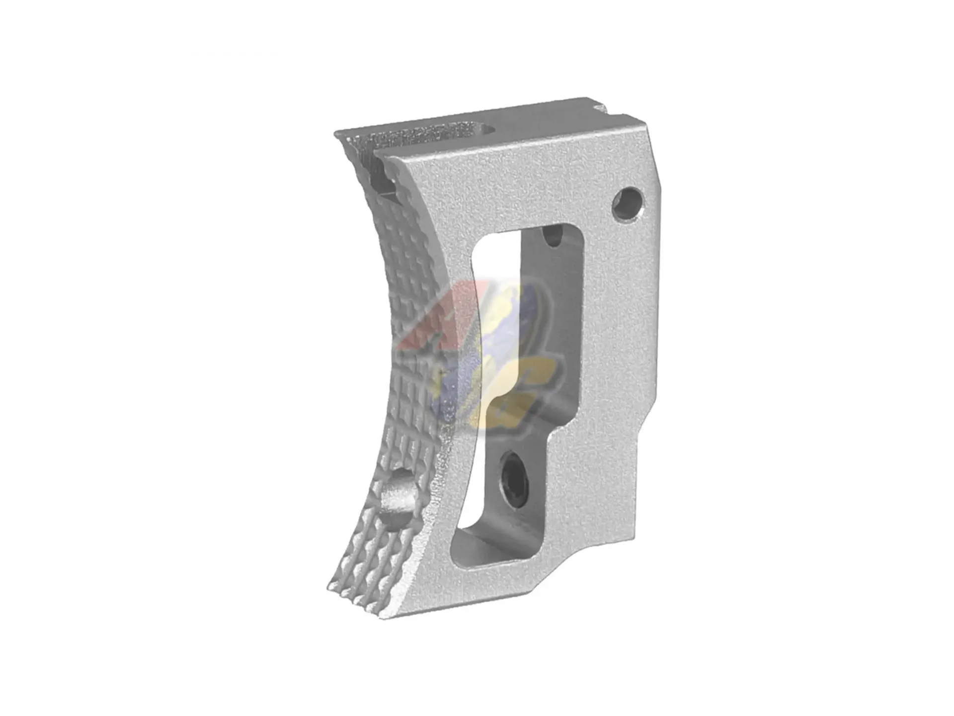 5KU Aluminum Medium Curved Adjustable Trigger for Tokyo Marui Hi-Capa/ 1911 GBB (Silver)