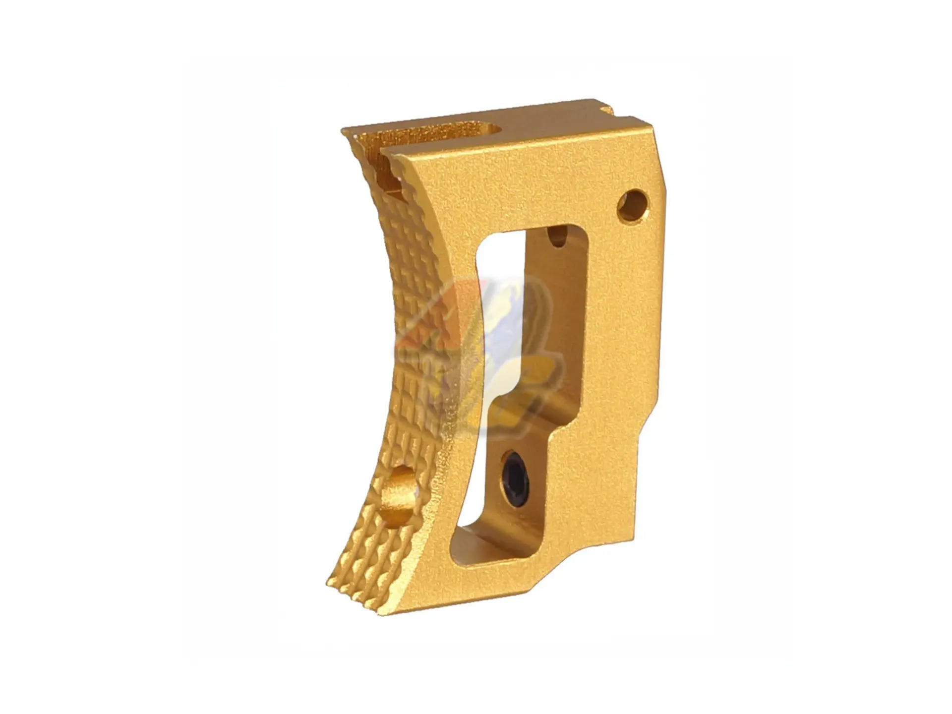 5KU Aluminum Medium Curved Adjustable Trigger for Tokyo Marui Hi-Capa/ 1911 GBB (Gold)