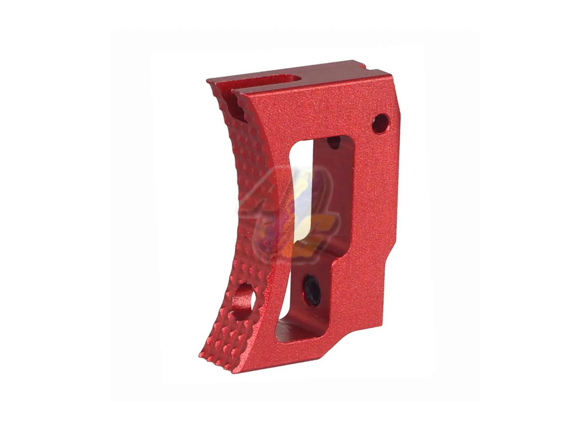 5KU Aluminum Medium Curved Adjustable Trigger for Tokyo Marui Hi-Capa/ 1911 GBB (Red)